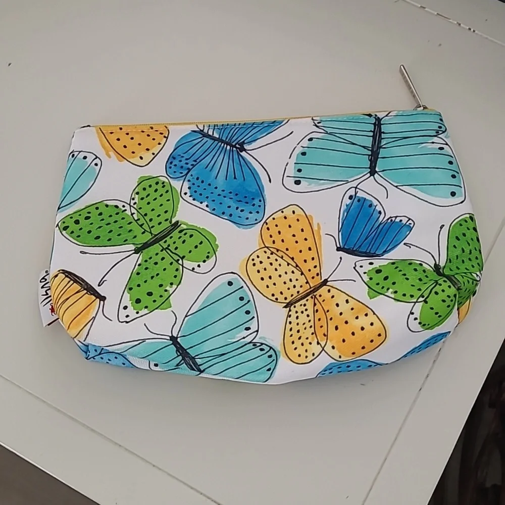 Clinique meets Vera Neumann Butterfly Cosmetics Zip Case